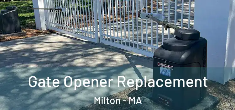 Gate Opener Replacement Milton - MA